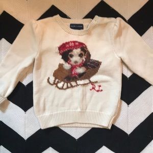 Cream Beagle Ralph Lauren Sweater
